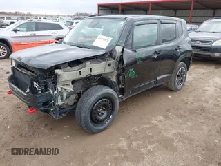 2017 Jeep Renegade Deserthawk with VIN ZACCJBCB4HPE77734, listed as a IAAI auction lot 41951678 with 105,872 mi miles and . Bid and sale history available at DreamBid. Image 22.