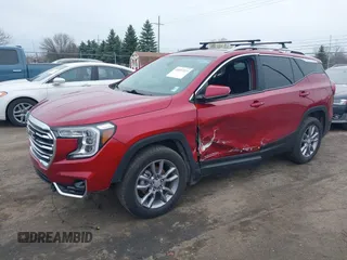 2022 GMC Terrain SLT with VIN 3GKALVEV2NL141924, listed as a IAAI auction lot 41957323 with 52,341 mi miles and . Bid and sale history available at DreamBid. Image 17.