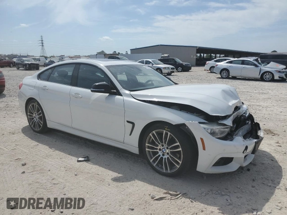 2017 BMW 4 Series 430i with VIN WBA4F7C36HG787941, listed as a Copart auction lot 53508105 with 141,324 mi miles and Salvage title. Bid and sale history available at DreamBid. Image 4.