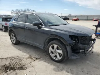 2019 Audi Q3 Premium with VIN WA1AECF32K1087187, listed as a Copart auction lot 46514835 with 49,866 mi miles and Salvage Title. Bid and sale history available at carsss.com. Image 4.
