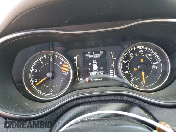 2019 Jeep Cherokee Latitude Plus with VIN 1C4PJMLB7KD194683, listed as a Copart auction lot 50897765 with 167,710 mi miles and Salvage Title. Bid and sale history available at carsss.com. Image 9.