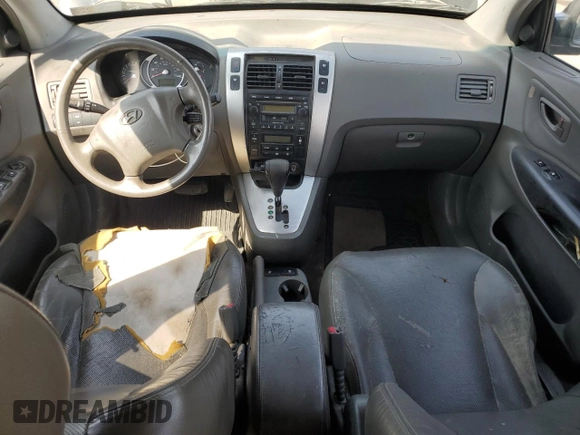 2006 Hyundai Tucson GLS with VIN KM8JN12D46U275248, listed as a Copart auction lot 55128495 with 129,207 mi miles and Clean Title. Bid and sale history available at carsss.com. Image 8.
