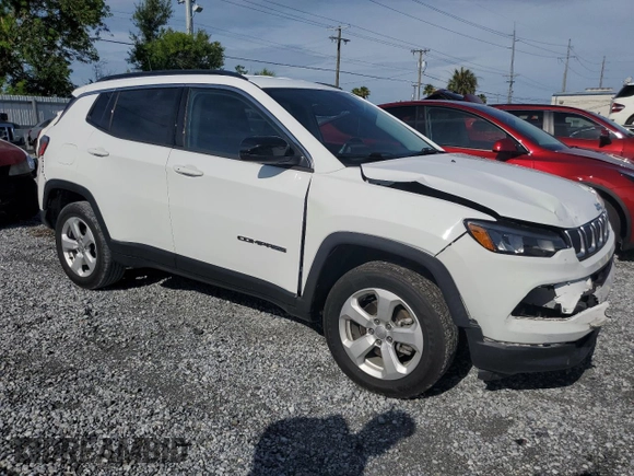 2022 Jeep Compass Latitude с VIN 3C4NJDBBXNT122058, выставлен на аукционе Copart как лот 61243605 с пробегом 48 772 миль миль и Списание • Salvage title. История ставок и продаж доступна на DreamBid. Изображение 4.