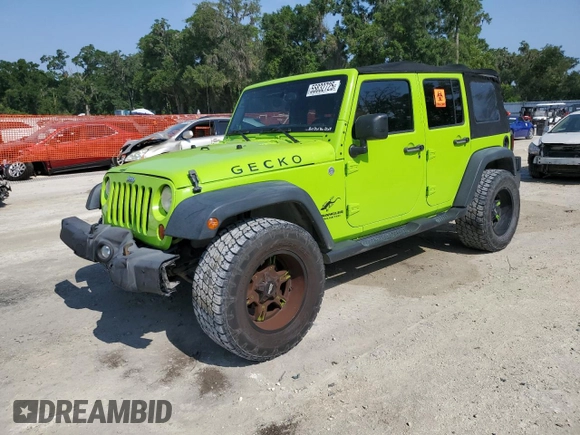 2013 Jeep Wrangler Unlimited Sport z VIN 1C4BJWDG2DL558484, wystawiony jako Copart lot #55832725 z przebiegiem 211 683 mil mil oraz Szkoda całkowita • Salvage title. Historia ofert i sprzedaży dostępna na DreamBid. Obrazek 1.