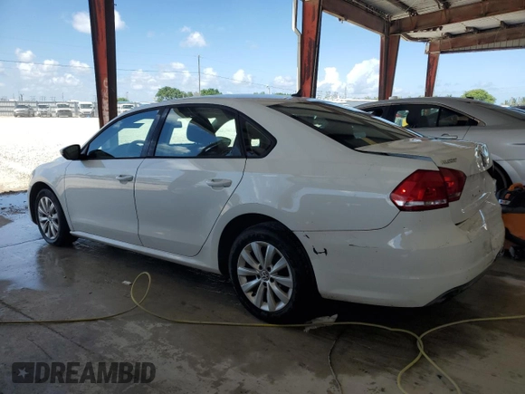 2012 Volkswagen Passat S с VIN 1VWAH7A36CC036998, выставлен на аукционе Copart как лот 60655295 с пробегом 150 557 миль миль и Списание • Salvage title. История ставок и продаж доступна на DreamBid. Изображение 2.