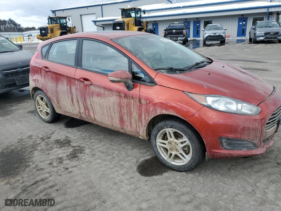 2018 Ford Fiesta SE with VIN 3FADP4EJ9JM103119, listed as a Copart auction lot 46050025 with 34,254 mi miles and Salvage Title. Bid and sale history available at carsss.com. Image 4.