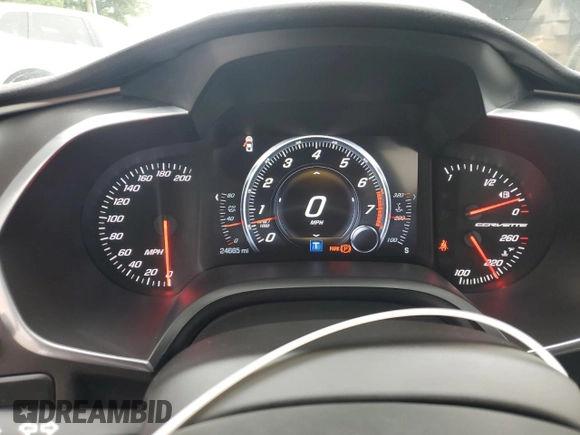 2019 Chevrolet Corvette 1LT z VIN 1G1YA2D73K5100417, wystawiony jako Copart lot #61426275 z przebiegiem 24 665 mil mil oraz Szkoda całkowita • Salvage title. Historia ofert i sprzedaży dostępna na DreamBid. Obrazek 9.