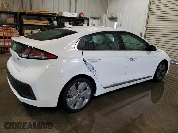 2021 Hyundai Ioniq Limited with VIN KMHC05LC2MU260992, listed as a Copart auction lot 80240064 with 120,266 mi miles and Clean title. Bid and sale history available at DreamBid. Image 3.