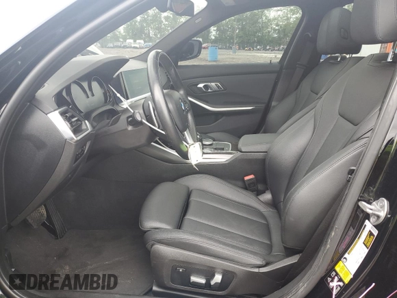 2020 BMW 3 Series 330i xDrive with VIN 3MW5R7J0XL8B31477, listed as a Copart auction lot 56384515 with 40,539 mi miles and Salvage title. Bid and sale history available at DreamBid. Image 7.