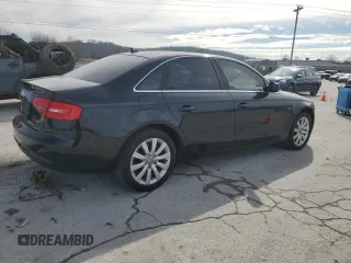 2013 Audi A4 Premium with VIN WAUAFAFLXDA061489, listed as a Copart auction lot 45212555 with 136,410 mi miles and Salvage Title. Bid and sale history available at carsss.com. Image 3.
