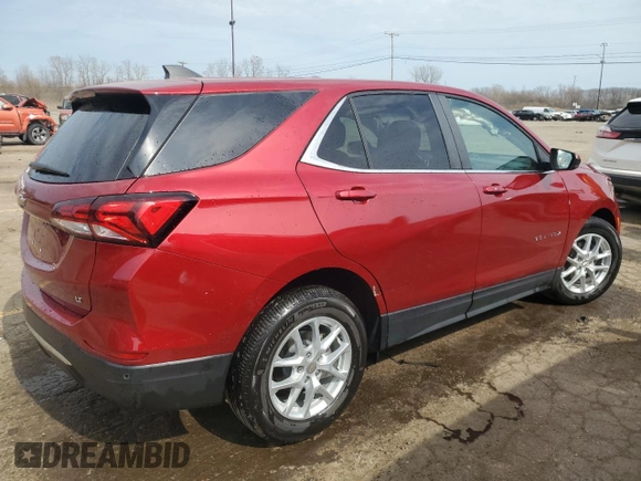 2024 Chevrolet Equinox LT with VIN 3GNAXKEG8RL309787, listed as a Copart auction lot 53551435 with 2,125 mi miles and Salvage title. Bid and sale history available at DreamBid. Image 3.