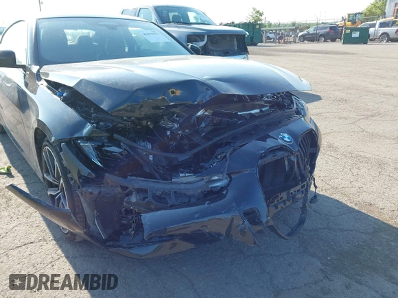 2023 BMW 4 Series 430i xDrive with VIN WBA73AP00PCM82945, listed as a IAAI auction lot 42470151 with 9,862 mi miles and . Bid and sale history available at DreamBid. Image 6.