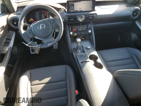 2024 Lexus IS with VIN JTHAP1D20R5005277, listed as a Copart auction lot 79099864 with 6,297 mi miles and Salvage Title. Bid and sale history available at carsss.com. Image 8.