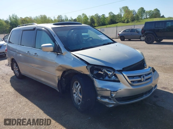 2005 Honda Odyssey EX-L z VIN 5FNRL38715B014905, wystawiony jako IAAI lot #41986395 z przebiegiem 191 029 mil mil oraz . Historia ofert i sprzedaży dostępna na DreamBid. Obrazek 6.