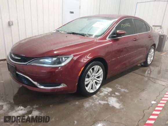 2015 Chrysler 200 Limited with VIN 1C3CCCAB0FN526585, listed as a IAAI auction lot 41558501 with 150,100 mi miles. Bid and sale history available at carsss.com. Image 16.