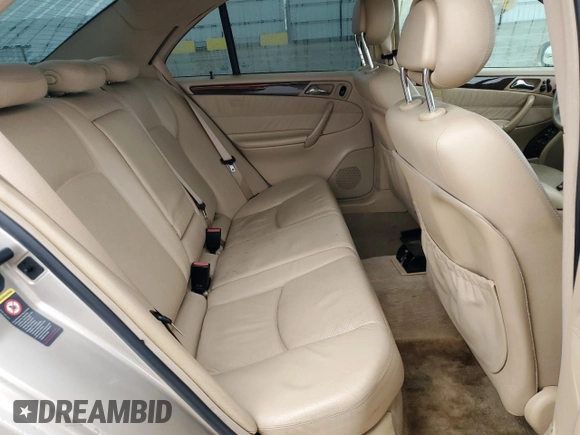 2001 Mercedes-Benz C 320 with VIN WDBRF64J61F054850, listed as a Copart auction lot 51119775 with 191,227 mi miles and Salvage Title. Bid and sale history available at DreamBid. Image 10.
