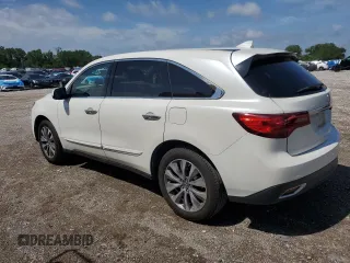 2015 Acura MDX Technology with VIN 5FRYD4H46FB004987, listed as a Copart auction lot 62173925 with 236,359 mi miles and Salvage title. Bid and sale history available at DreamBid. Image 2.