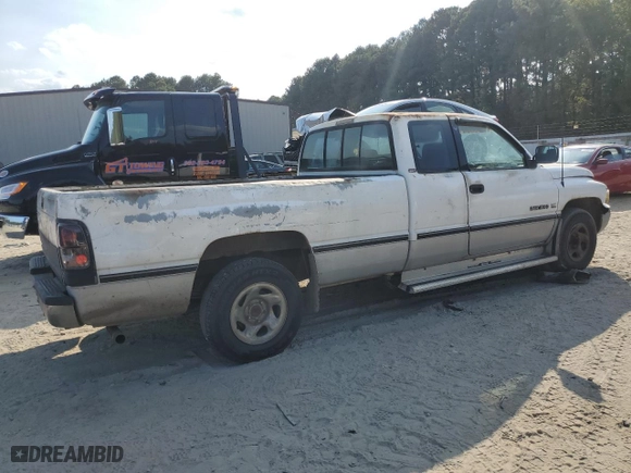 1996 Dodge Ram 1500 with VIN 3B7HC13Z8TM136081, listed as a Copart auction lot 70375444 with 256,275 mi miles and Salvage Title. Bid and sale history available at carsss.com. Image 3.