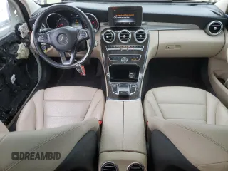 2015 Mercedes-Benz C 300 with VIN 55SWF4JB6FU056193, listed as a Copart auction lot 49263785 with 112,095 mi miles and Salvage Title. Bid and sale history available at DreamBid. Image 8.