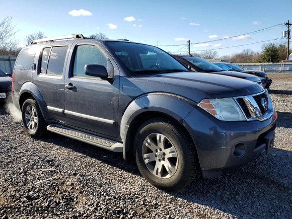 2011 Nissan Pathfinder Silver with VIN 5N1AR1NBXBC602654, listed as a Copart auction lot 83720354 with 308,658 mi miles and Clean Title. Bid and sale history available at carsss.com. Image 4.