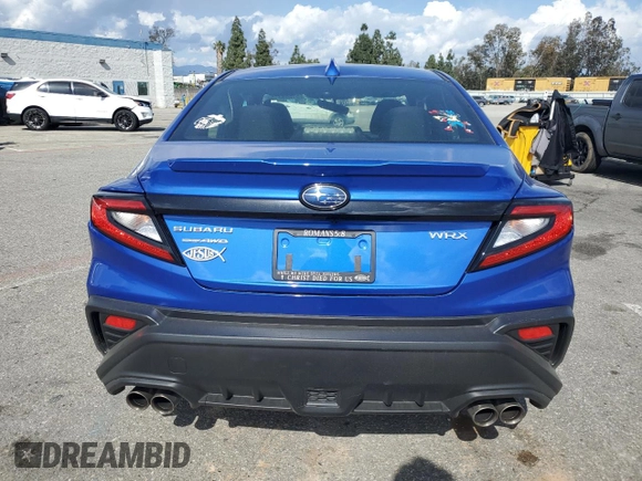 2024 Subaru WRX Premium с VIN JF1VBAH61R9811657, выставлен на аукционе Copart как лот 51669315 с пробегом 2 056 миль миль и Списание • Salvage title. История ставок и продаж доступна на DreamBid. Изображение 6.
