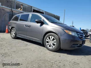2014 Honda Odyssey EX with VIN 5FNRL5H42EB034422, listed as a Copart auction lot 48226825 with 150,423 mi miles and Clean Title. Bid and sale history available at carsss.com. Image 4.