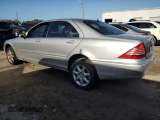 2003 Mercedes-Benz S-Class 4.3L with VIN WDBNG83J03A383925, listed as a Copart auction lot 78554844 with 0 mi miles and Salvage Title. Bid and sale history available at carsss.com. Image 2.