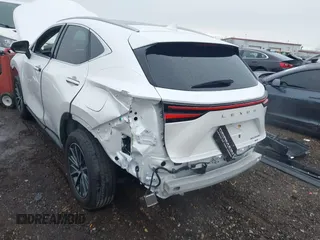 2025 Lexus NX with VIN 2T2HKCEZ3SC043032, listed as a IAAI auction lot 41704791 with 1,135 mi miles. Bid and sale history available at carsss.com. Image 3.