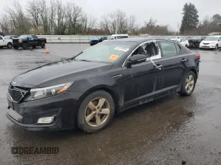2015 Kia Optima LX z VIN KNAGM4A73F5651900, wystawiony jako Copart lot #83810994 z przebiegiem Nie podano mil oraz Szkoda całkowita • Salvage title. Historia ofert i sprzedaży dostępna na DreamBid. Obrazek 1.
