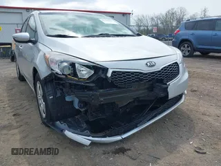 2015 Kia Forte LX with VIN KNAFK4A66F5390206, listed as a IAAI auction lot 42146355 with 107,925 mi miles. Bid and sale history available at carsss.com. Image 6.