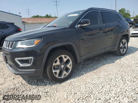 2018 Jeep Compass Limited z VIN 3C4NJDCB5JT341499, wystawiony jako Copart lot #59338715 z przebiegiem 131 149 mil mil oraz Szkoda całkowita • Salvage title. Historia ofert i sprzedaży dostępna na DreamBid. Obrazek 1.