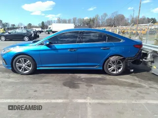 2018 Hyundai Sonata Sport with VIN 5NPE34AF4JH701183, listed as a IAAI auction lot 41901813 with 99,132 mi miles and . Bid and sale history available at carsss.com. Image 14.