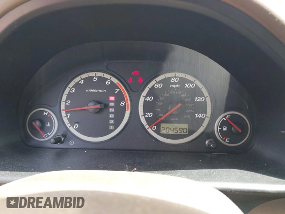2003 Honda CR-V EX with VIN SHSRD78893U159127, listed as a IAAI auction lot 42055932 with 204,590 mi miles and . Bid and sale history available at carsss.com. Image 7.