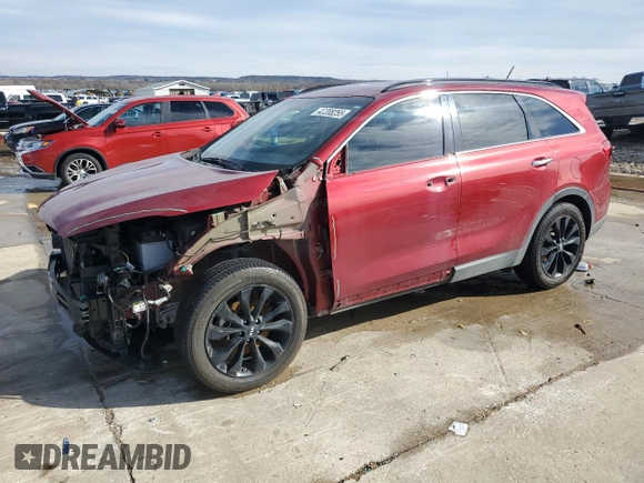 2019 Kia Sorento S z VIN 5XYPG4A56KG596143, wystawiony jako Copart lot #43208255 z przebiegiem 80 643 mil mil oraz Szkoda całkowita • Salvage title. Historia ofert i sprzedaży dostępna na DreamBid. Obrazek 1.