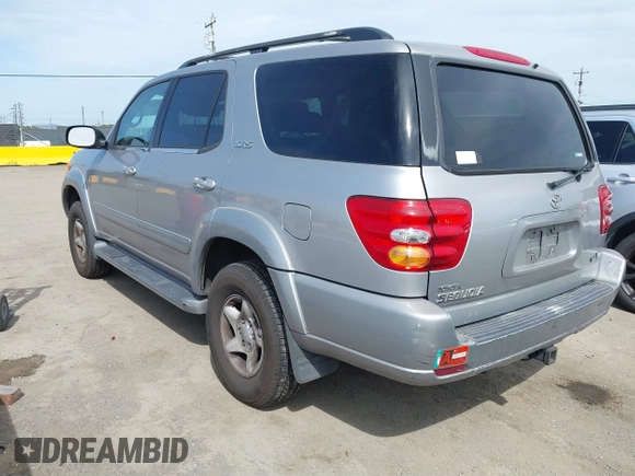 2002 Toyota Sequoia SR5 with VIN 5TDZT34A32S099836, listed as a IAAI auction lot 41842256 with 319,678 mi miles and . Bid and sale history available at carsss.com. Image 3.