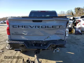2024 Chevrolet Silverado 1500 Custom Trail Boss with VIN 3GCUDCED4RG140550, listed as a Copart auction lot 81046584 with 5,425 mi miles and Salvage Title. Bid and sale history available at carsss.com. Image 6.