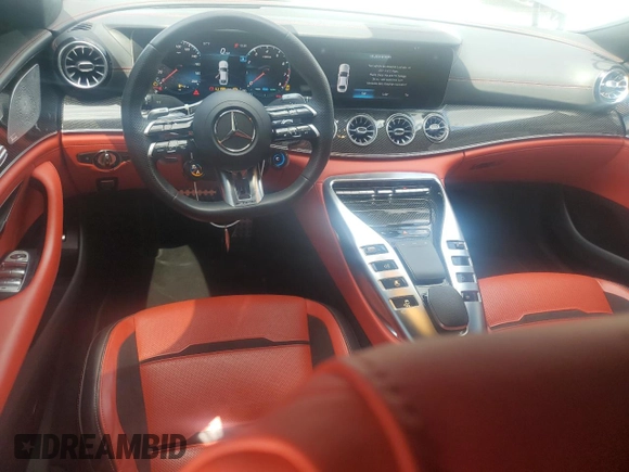 2023 Mercedes-Benz AMG GT 43 с VIN W1K7X5KB1PA054889, выставлен на аукционе Copart как лот 53025585 с пробегом 25 758 миль миль и Списание • Salvage title. История ставок и продаж доступна на DreamBid. Изображение 8.