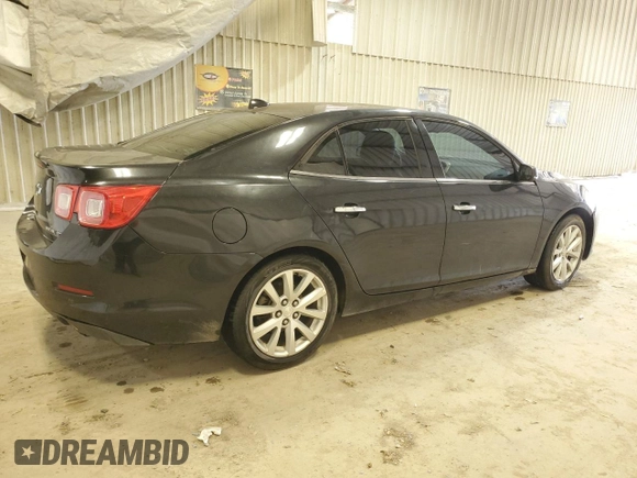 2013 Chevrolet Malibu LTZ with VIN 1G11H5SA1DF206956, listed as a Copart auction lot 50004375 with 93,356 mi miles and Clean Title. Bid and sale history available at DreamBid. Image 3.