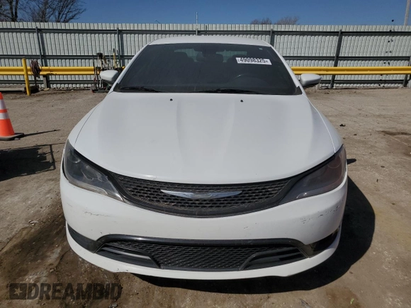 2015 Chrysler 200 S with VIN 1C3CCCBB8FN563608, listed as a Copart auction lot 49098325 with 157,780 mi miles and Salvage Title. Bid and sale history available at carsss.com. Image 5.