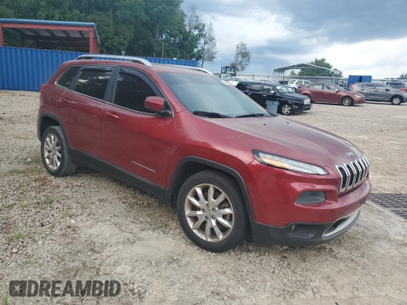 2014 Jeep Cherokee Limited с VIN 1C4PJLDB3EW225946, выставлен на аукционе Copart как лот 66190175 с пробегом Не указан миль и Чистый • Clean title. История ставок и продаж доступна на DreamBid. Изображение 4.