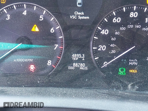 2007 Lexus LS 460 with VIN JTHBL46F875011889, listed as a IAAI auction lot 42554435 with 88,780 mi miles and . Bid and sale history available at DreamBid. Image 15.