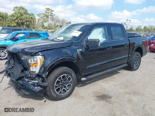 2023 Ford F-150 XL with VIN 1FTEW1EP3PKD05149, listed as a IAAI auction lot 41568543 with 5,594 mi miles. Bid and sale history available at carsss.com. Image 2.