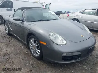 2008 Porsche Boxster with VIN WP0CA29838U711064, listed as a IAAI auction lot 41855543 with 109,650 mi miles. Bid and sale history available at carsss.com. Image 1.