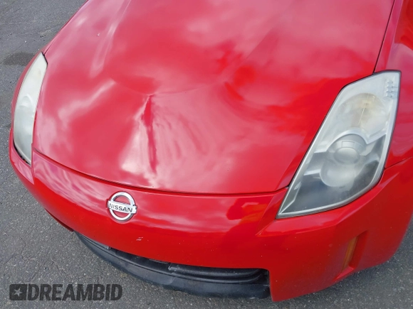 2008 Nissan 350Z Touring with VIN JN1BZ36A08M850394, listed as a IAAI auction lot 42063210 with 108,249 mi miles. Bid and sale history available at carsss.com. Image 6.