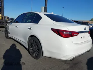 2020 Infiniti Q50 3.0t LUXE with VIN JN1EV7AP0LM207094, listed as a IAAI auction lot 41754138 with 66,609 mi miles. Bid and sale history available at carsss.com. Image 3.