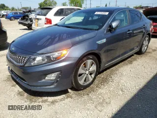 2015 Kia Optima EX z VIN KNAGN4AD5F5084172, wystawiony jako Copart lot #57725355 z przebiegiem 155 472 mil mil oraz Czysty tytuł • Clean title. Historia ofert i sprzedaży dostępna na DreamBid. Obrazek 1.