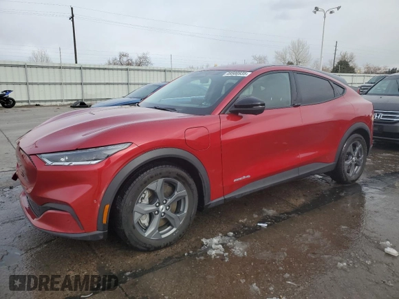 2023 Ford Mustang Mach-E Select with VIN 3FMTK1SS1PMA09403, listed as a Copart auction lot 49500935 with 34,435 mi miles and Salvage title. Bid and sale history available at DreamBid. Image 1.