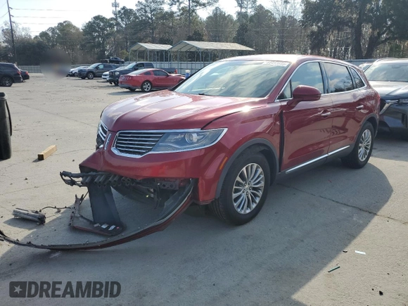 2017 Lincoln MKX Select with VIN 2LMPJ6KR0HBL30810, listed as a Copart auction lot 44453695 with 82,364 mi miles and Salvage Title. Bid and sale history available at carsss.com. Image 1.