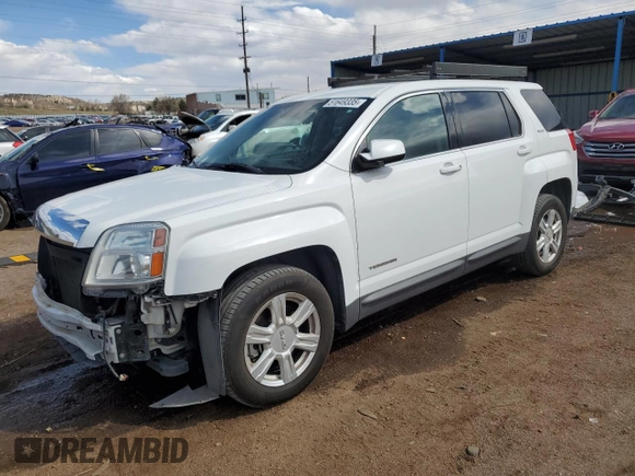 2015 GMC Terrain SLE with VIN 2GKFLVEK3F6207771, listed as a Copart auction lot 51649335 with 156,649 mi miles and Salvage Title. Bid and sale history available at carsss.com. Image 1.