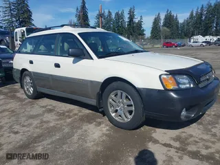 2003 Subaru Legacy Wagon Outback with VIN 4S3BH675037616685, listed as a IAAI auction lot 41859869 with 182,285 mi miles. Bid and sale history available at carsss.com. Image 1.